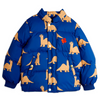 Kapuzen-Pufferjacke "Dinos aop" - blue