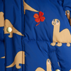 Kapuzen-Pufferjacke "Dinos aop" - blue