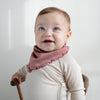 Merino Bandana Lätzchen "Abib Rose"