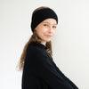 Merino Stirnband "Asterix - Black”