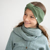 Merino Stirnband "Alba - Greenery"