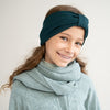 Merino Stirnband "Alba - Ocean"