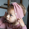 Merino Stirnband "Alba - Rose"