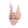 Wolle-Seide Bandana Lätzchen "Teddy Rose Blush"