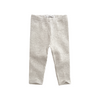 Organic Baby "Rib Leggings", ivory melee