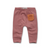 Organic Baby Sweatpants "Teddy Pockets", misty rose