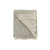 Linen Cotton Blanket "Mellow - Kale", small 110x110cm