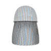 UPF Sun Hat "Ace Brim Sunhat GOTS Glacier Stripe"