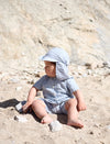 UV Sonnenhut "Ace Brim Sunhat GOTS Glacier Stripe", 3-6M & 6-9M