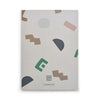 Notizbuch "Jae Notebook Graphic Alphabet / Sandy"