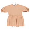 Organic Musselin Kleid "Lilou Apricot Cream" 2J (92)