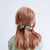 Hair Clips "Autumn Daisy Clic Clacs" set of 4