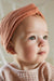 Organic Muslin Baby Hairband "Turban Terracotta"