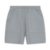 Organic Muslin Bermuda Shorts "Ariel Grey"