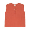 Bio Baumwoll Musselin Shirt "Roman Orange Brûlé", 18M (86) & 3J (98)