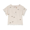 Bio Baumwoll Musselin Shirt "Orso Ecru Poisson Boule", 18M (86) & 5-6J (110/116)