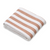 Organic Beach Towel "Macy Stripes White / Tuscany Rose" 160 x 100cm