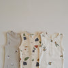 Sleeveless Bodysuit "Cotton Field"